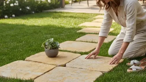 Šlapák do zahrady 50x50 cm tl. 5 cm