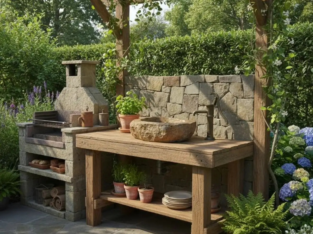 Kamenné umyvadlo 45x40x18 cm