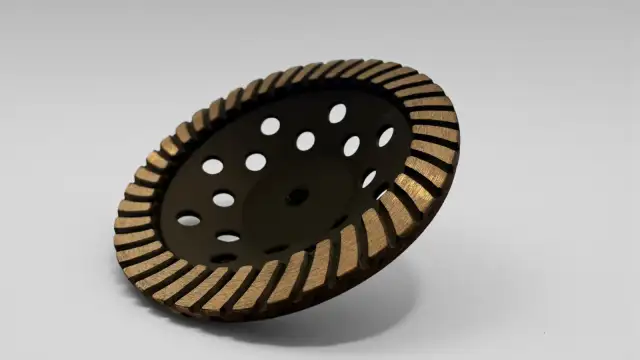 Dvouvrstvý turbo diamantový brusný kotouč 180 mm- jemný