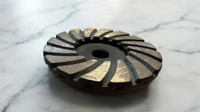 Dvouvrstvý turbo diamantový brusný kotouč 80 mm- hrubý