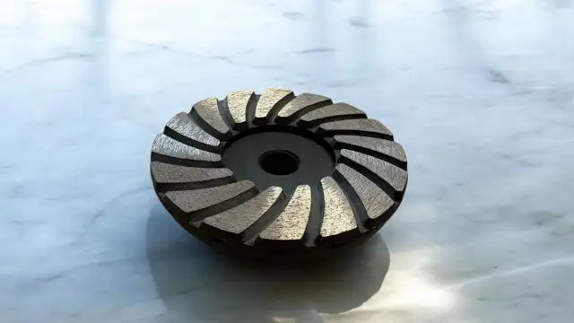 Dvouvrstvý turbo diamantový brusný kotouč 100 mm- střední
