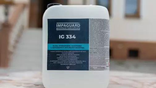 IG 334 - Ultra hydrofobní, oleofobní a antigraffiti zpevňující ochrana