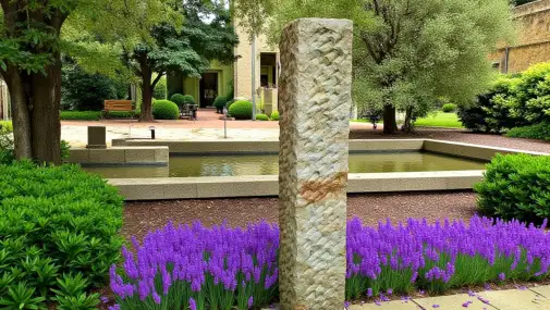 Kamenné sloupky - špicované